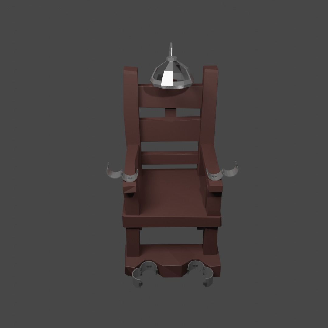 Torture chair 3D model_1