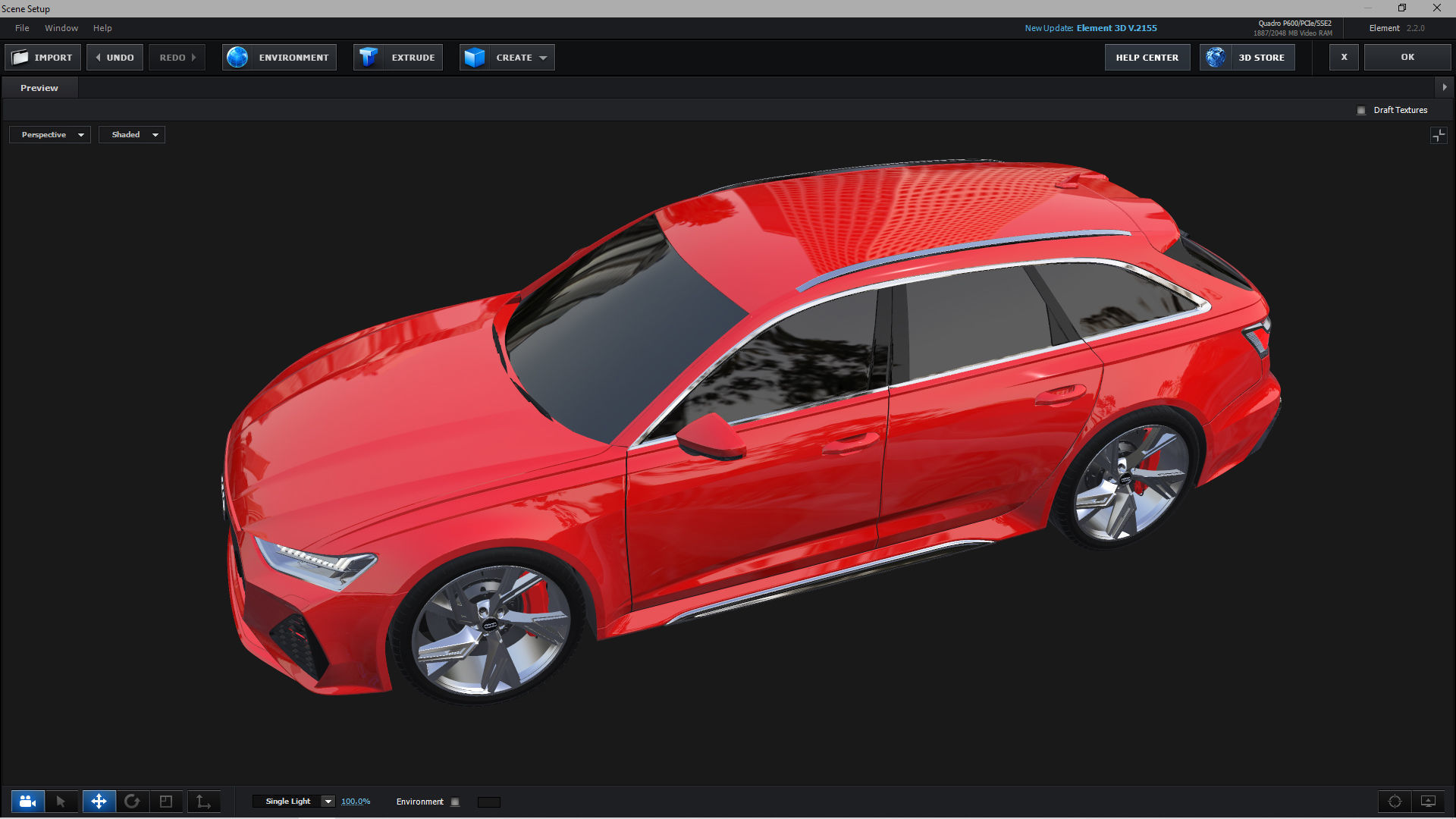 E3D - Audi RS6 Avant 2020 3D model_1