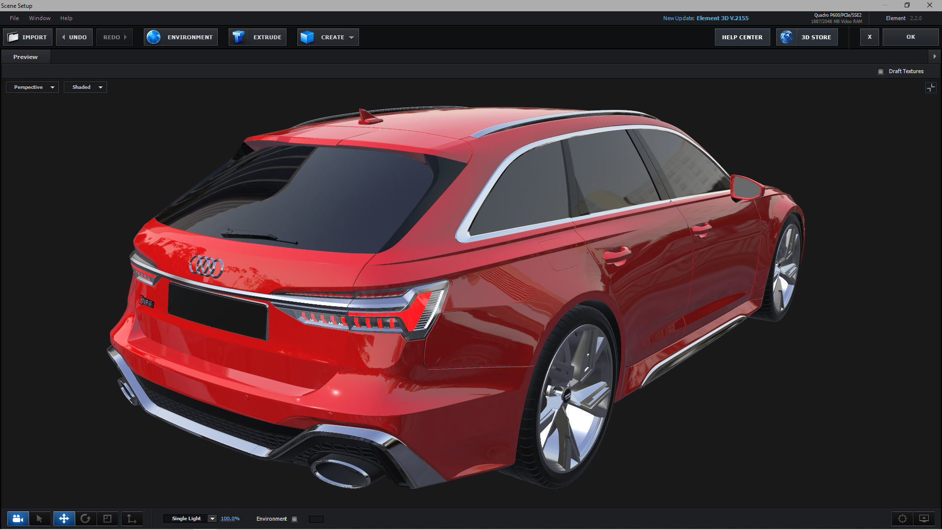 E3D - Audi RS6 Avant 2020 3D model_5