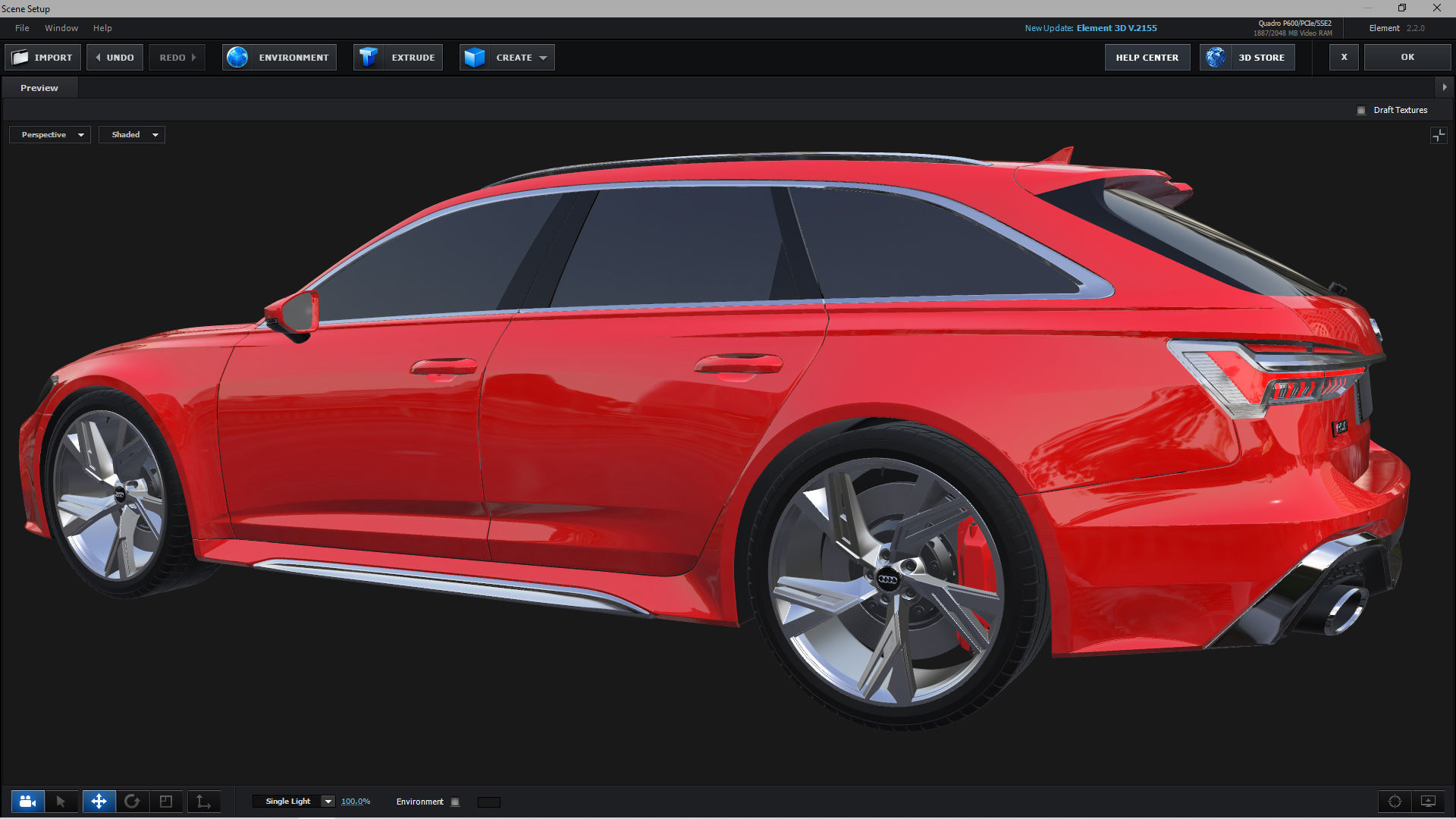 E3D - Audi RS6 Avant 2020 3D model_3