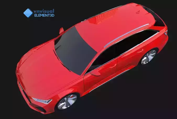 E3D - Audi RS6 Avant 2020  3D model