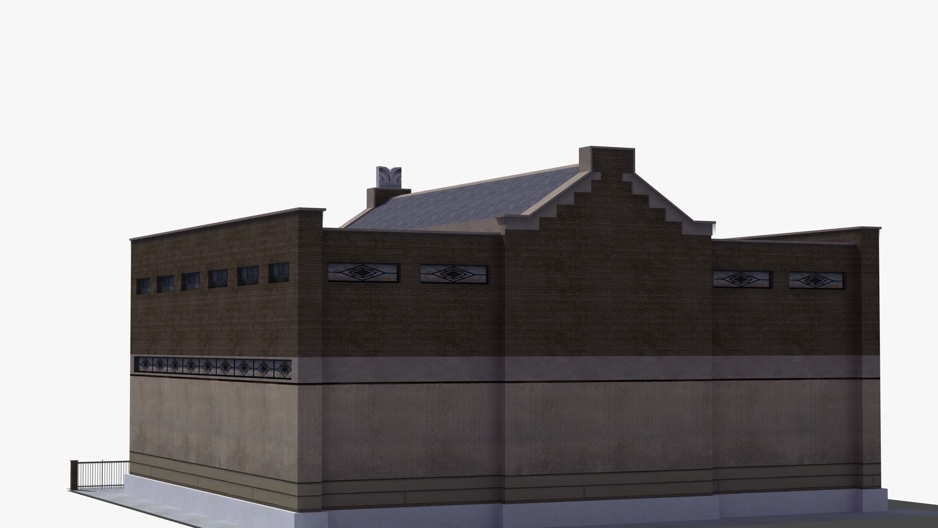 Synagogue church building 3D model_21