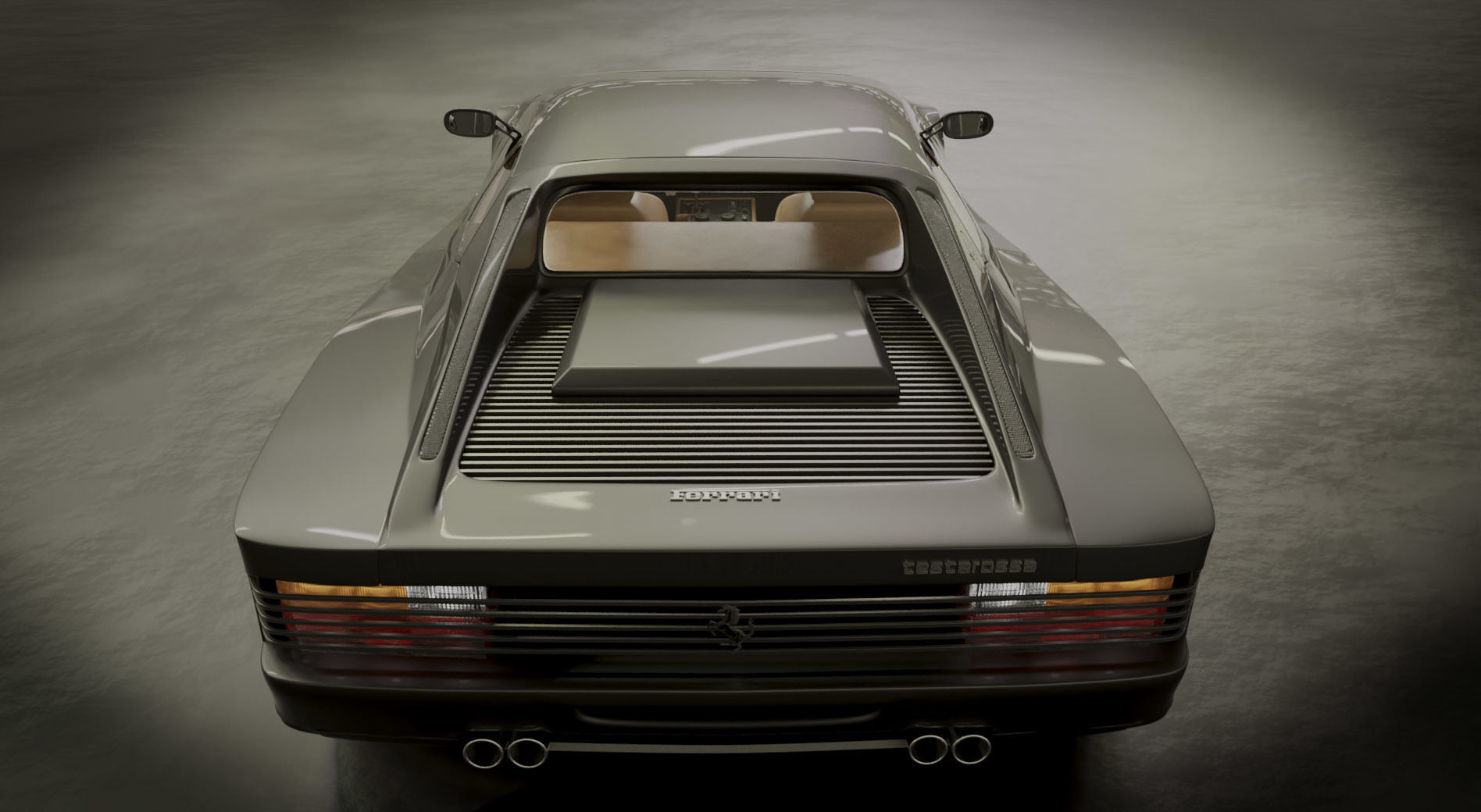 Ferrari testarossa 3D model_1