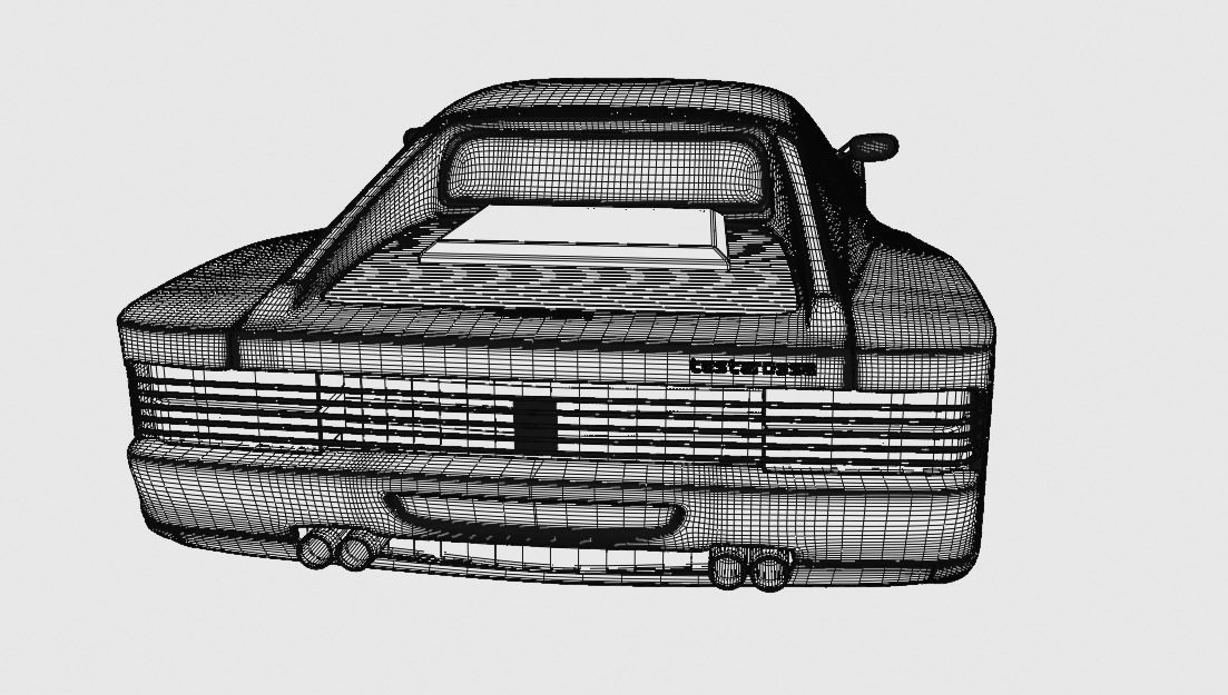Ferrari testarossa 3D model_5