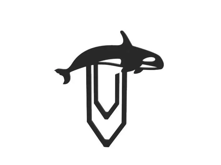 Paper clip 3D print model_0