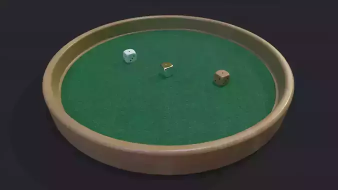 Dice track  and dices