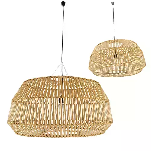bamboo lamp 19 3D model