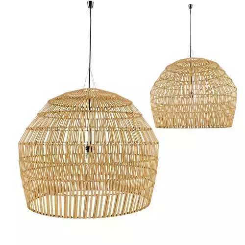 bamboo lamp 21 3D model
