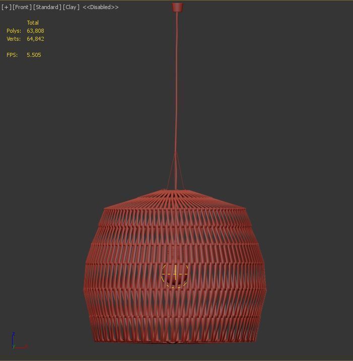 bamboo lamp 21 3D model_2