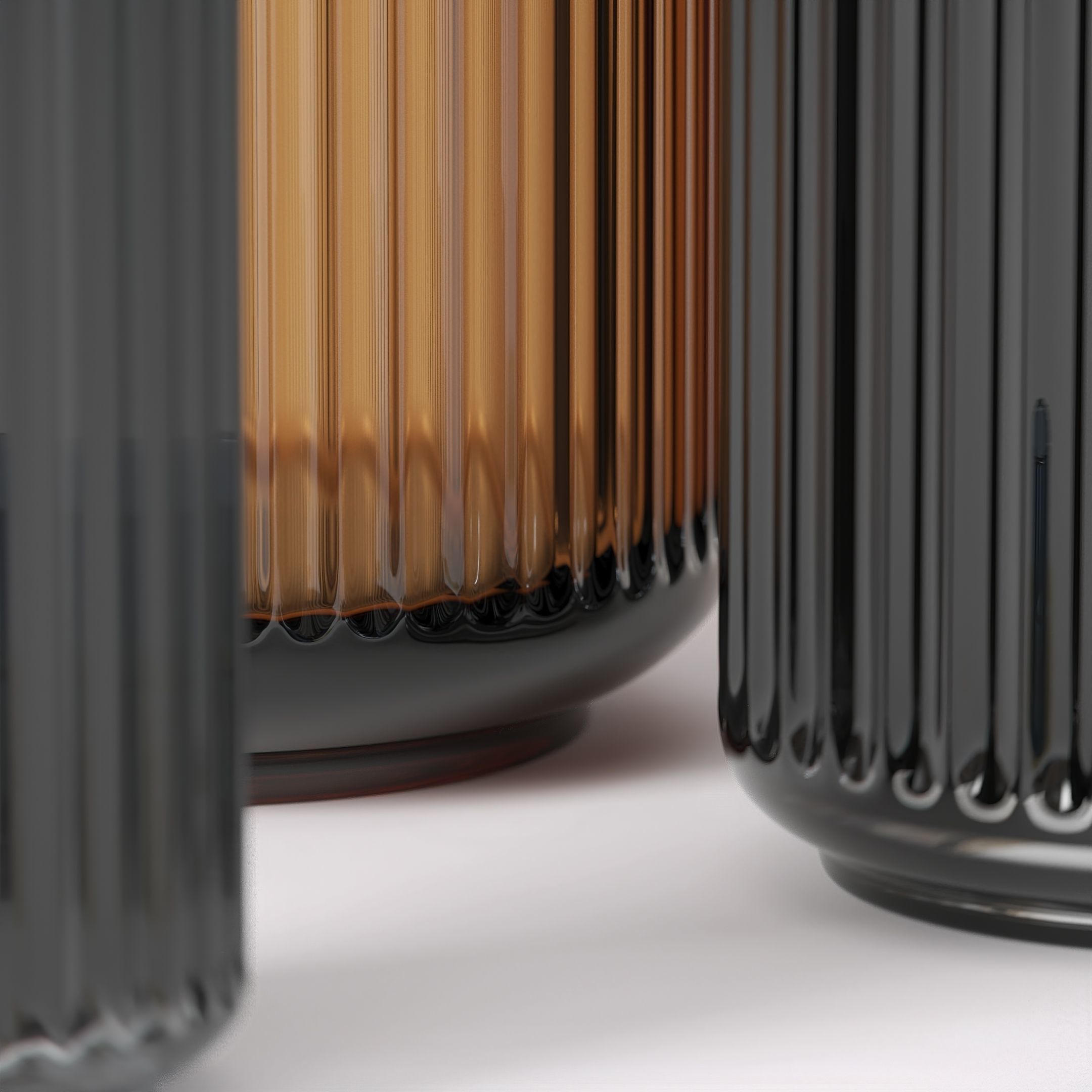 Vase Set 16 Low-poly 3D model_2