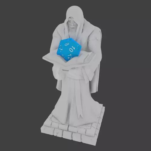 Mage D20 Holder  3D print model_0
