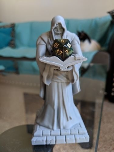 Mage D20 Holder  3D print model_2