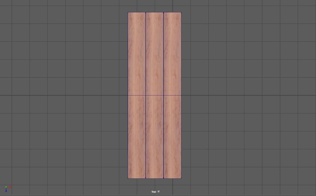 wood table 3D model_3