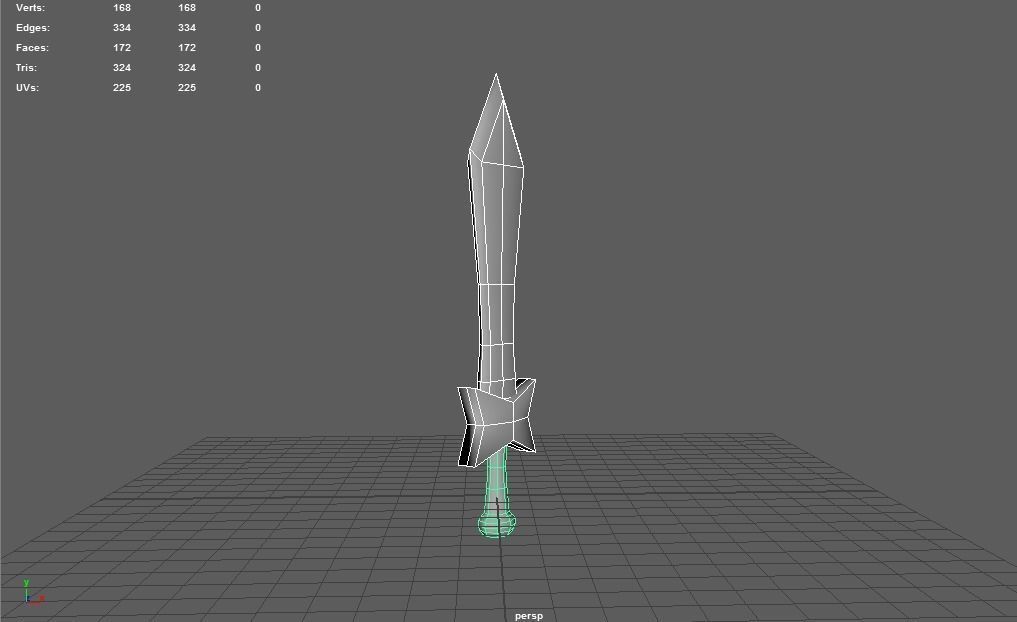 Devil Sword - PBR Low-poly 3D model_16