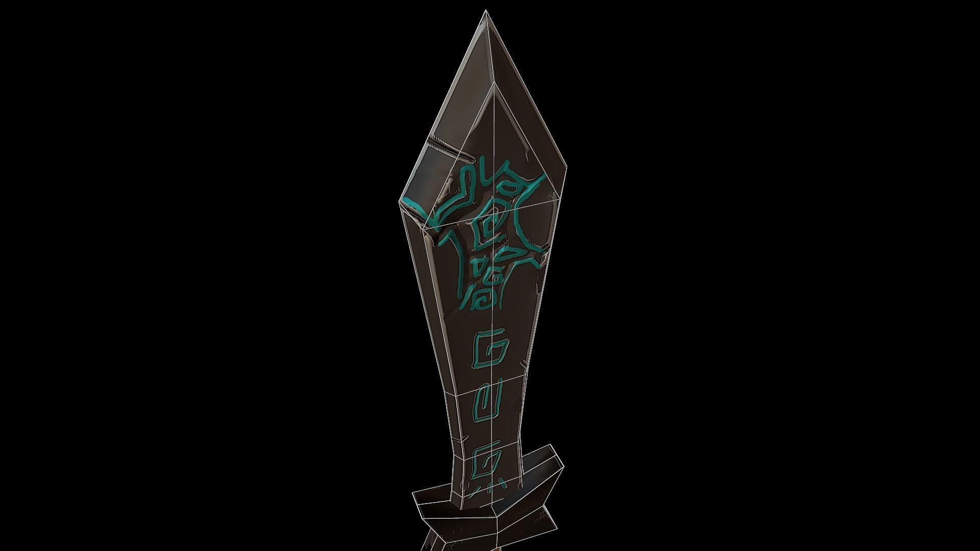 Devil Sword - PBR Low-poly 3D model_12