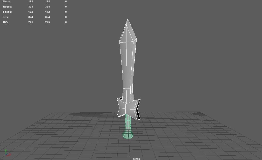 Devil Sword - PBR Low-poly 3D model_15