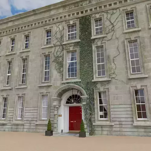 English Georgian Manor House 3D model