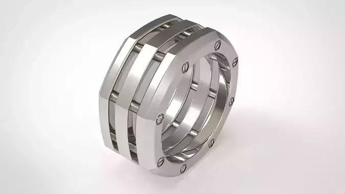 Rockford 3 Row Rings in Us Sizes