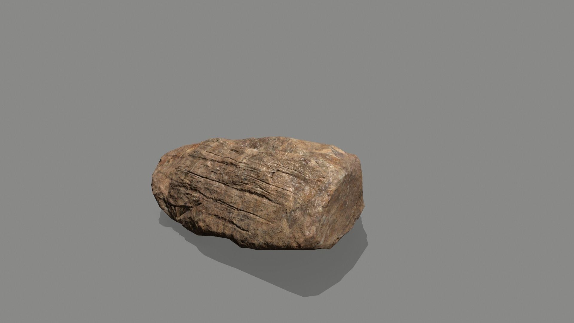 rocks rock Low-poly 3D model_8
