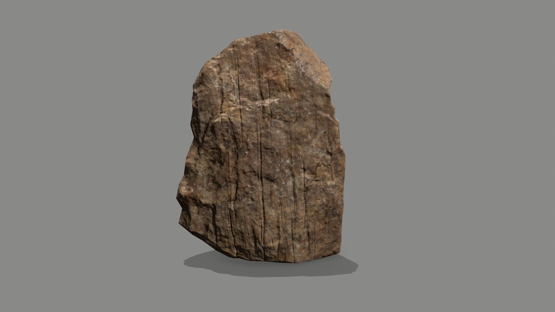 rocks rock Low-poly 3D model_6