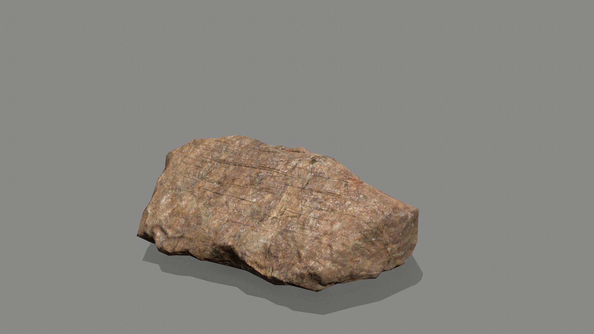 rocks rock Low-poly 3D model_7