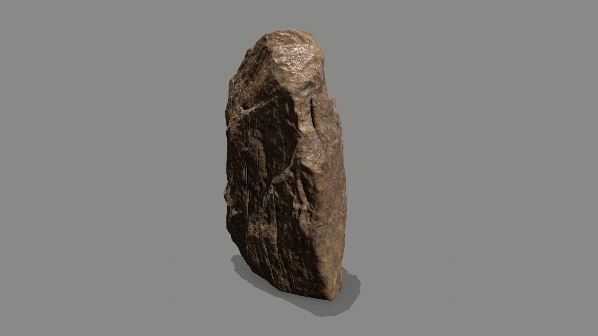 rocks rock Low-poly 3D model_5