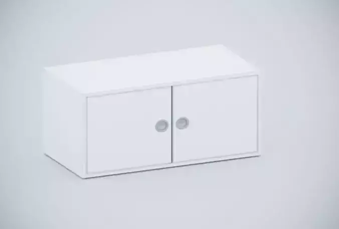 Armario cabinet with two doors Free 3D model