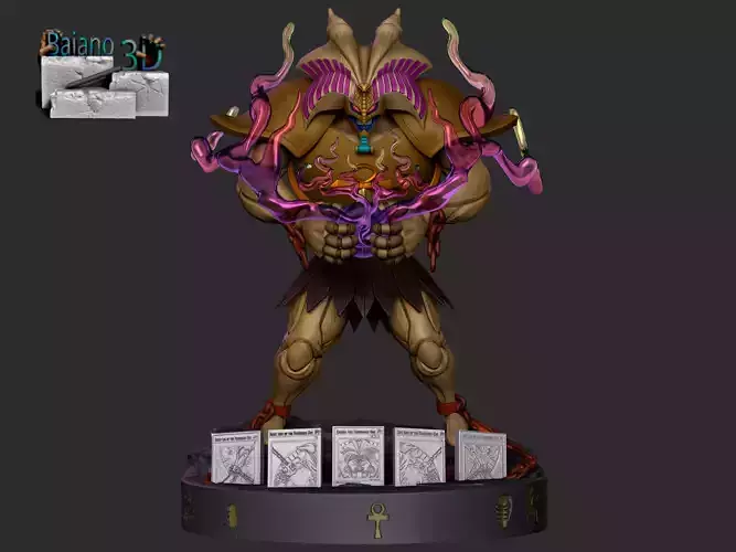 Exodia Yu Gi Oh 3D print model