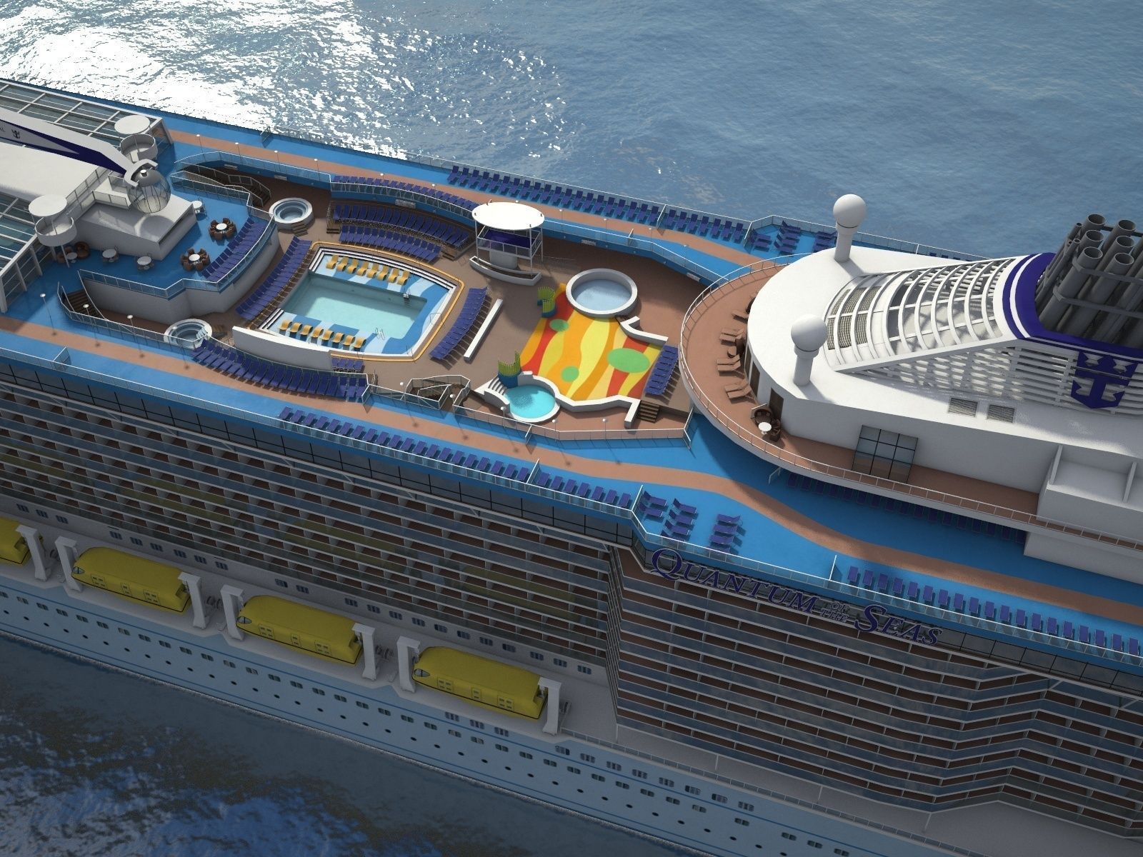 Quantum Of The Seas VRAY 3D model_4