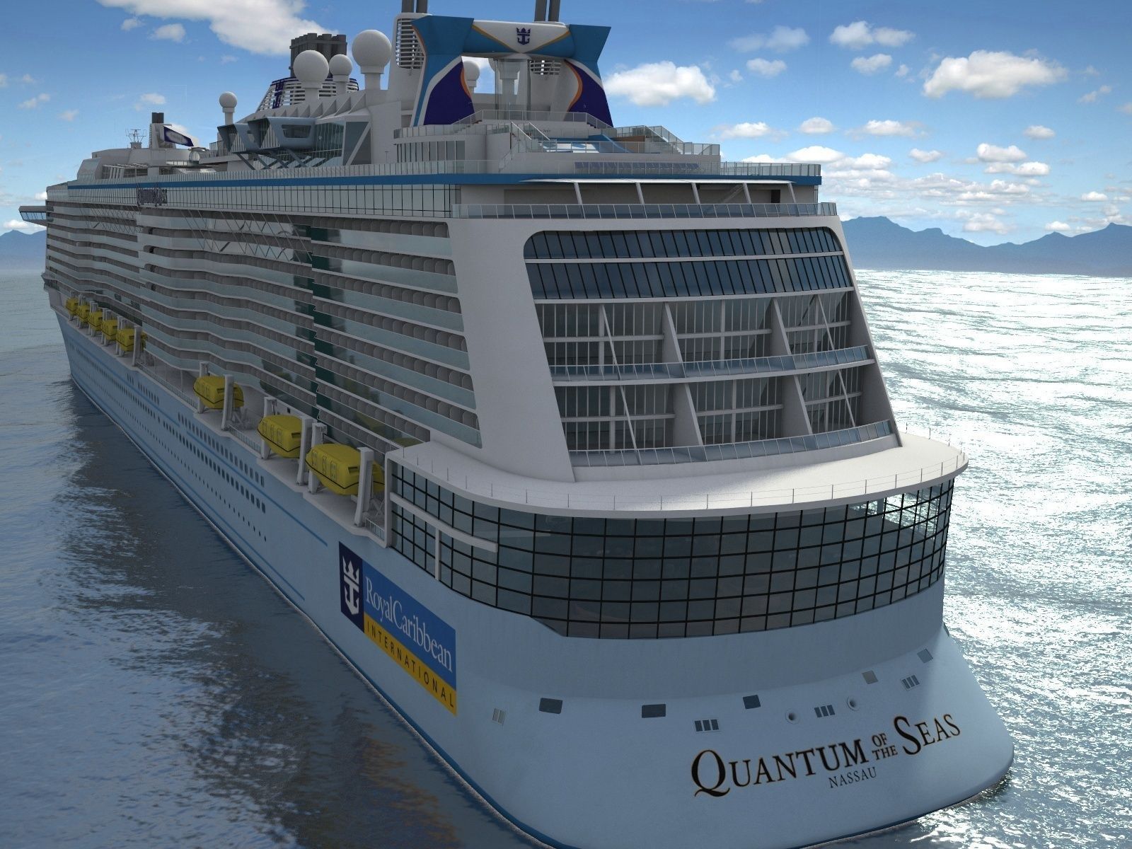 Quantum Of The Seas VRAY 3D model_9