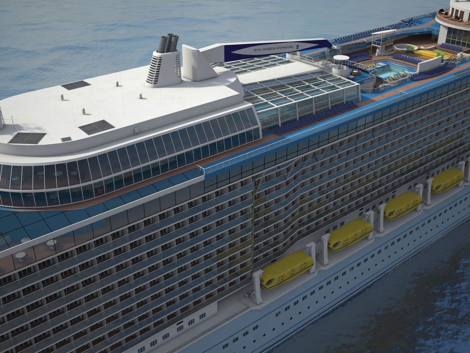Quantum Of The Seas VRAY 3D model_3