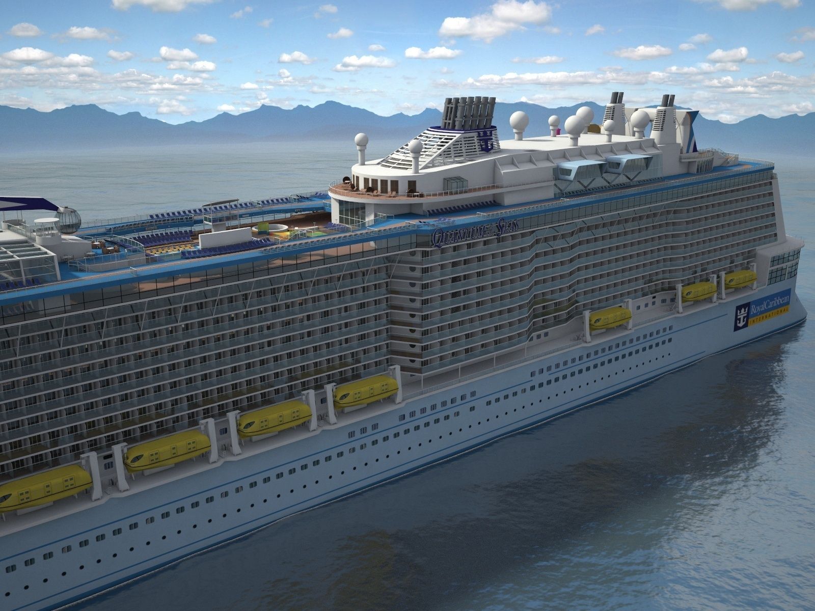 Quantum Of The Seas VRAY 3D model_5