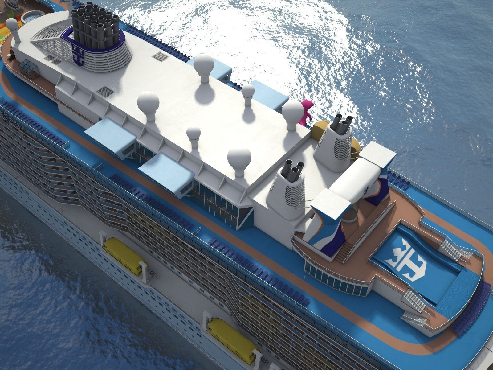 Quantum Of The Seas VRAY 3D model_10