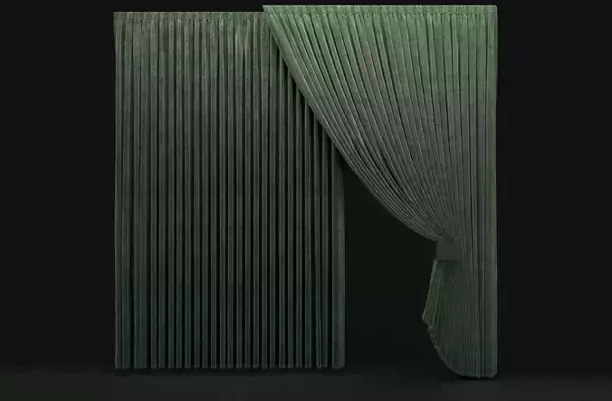 Curtain Green-2