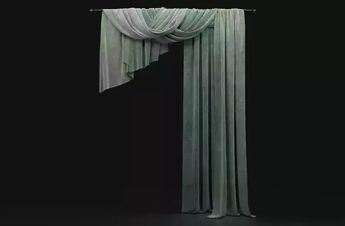 Curtain Green-27