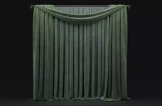 Curtain Green-33