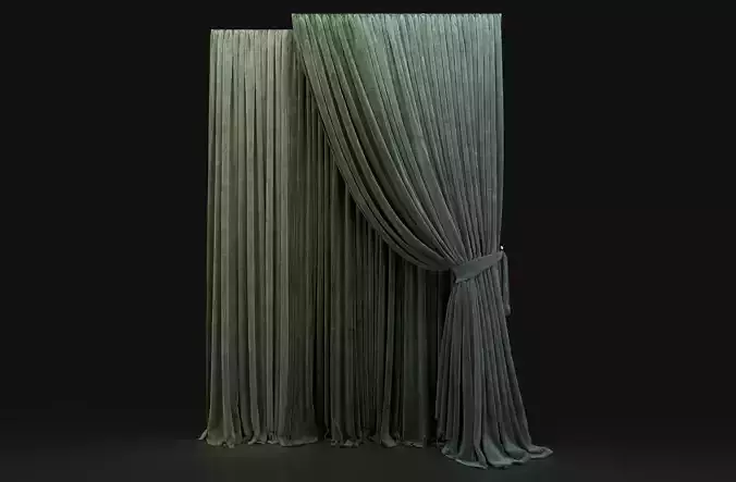 Curtain Green-5