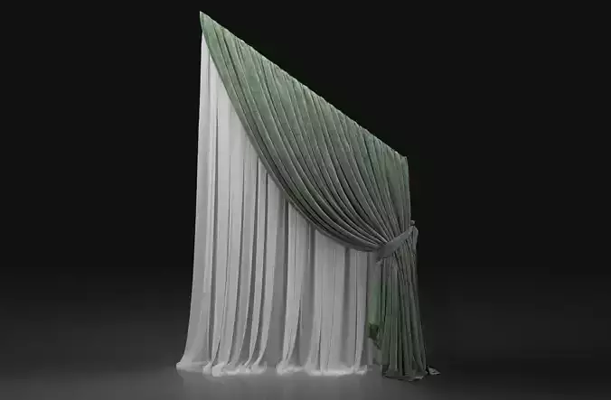 Curtain Green-6