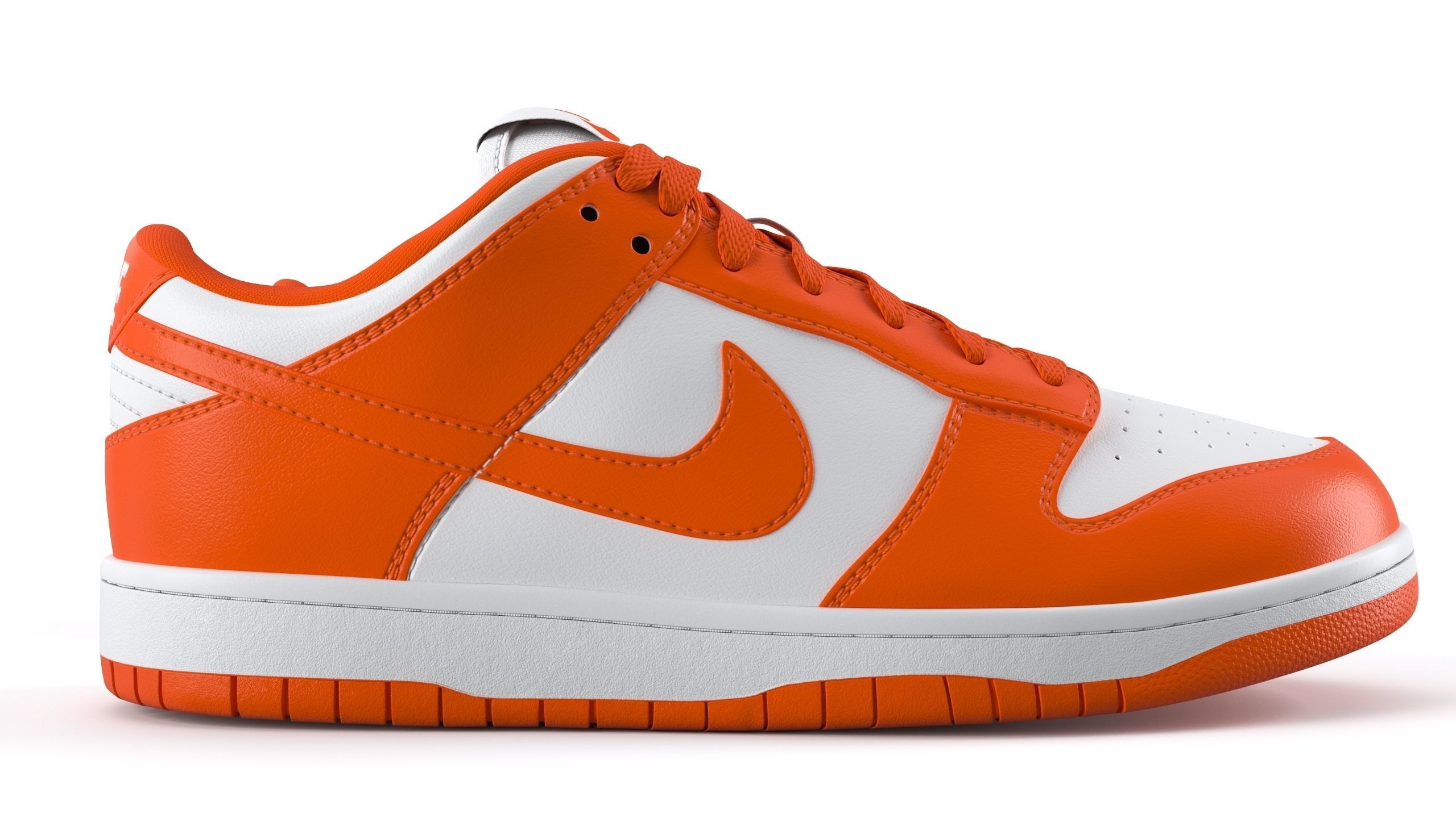 3D model Nike Dunk Low orange blaze PBR VR / AR / low-poly | CGTrader