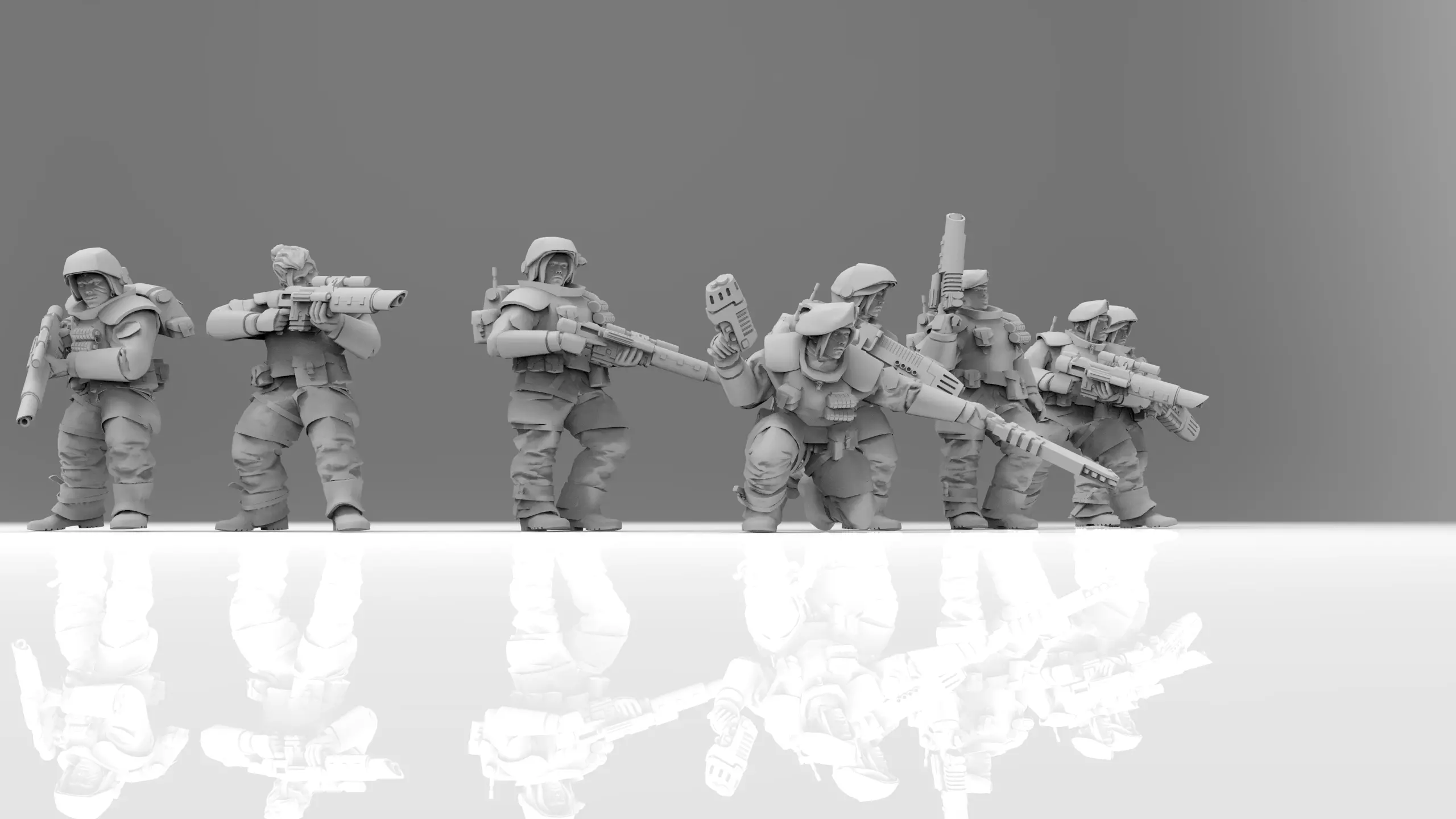 Storm Troopettes 3D print model