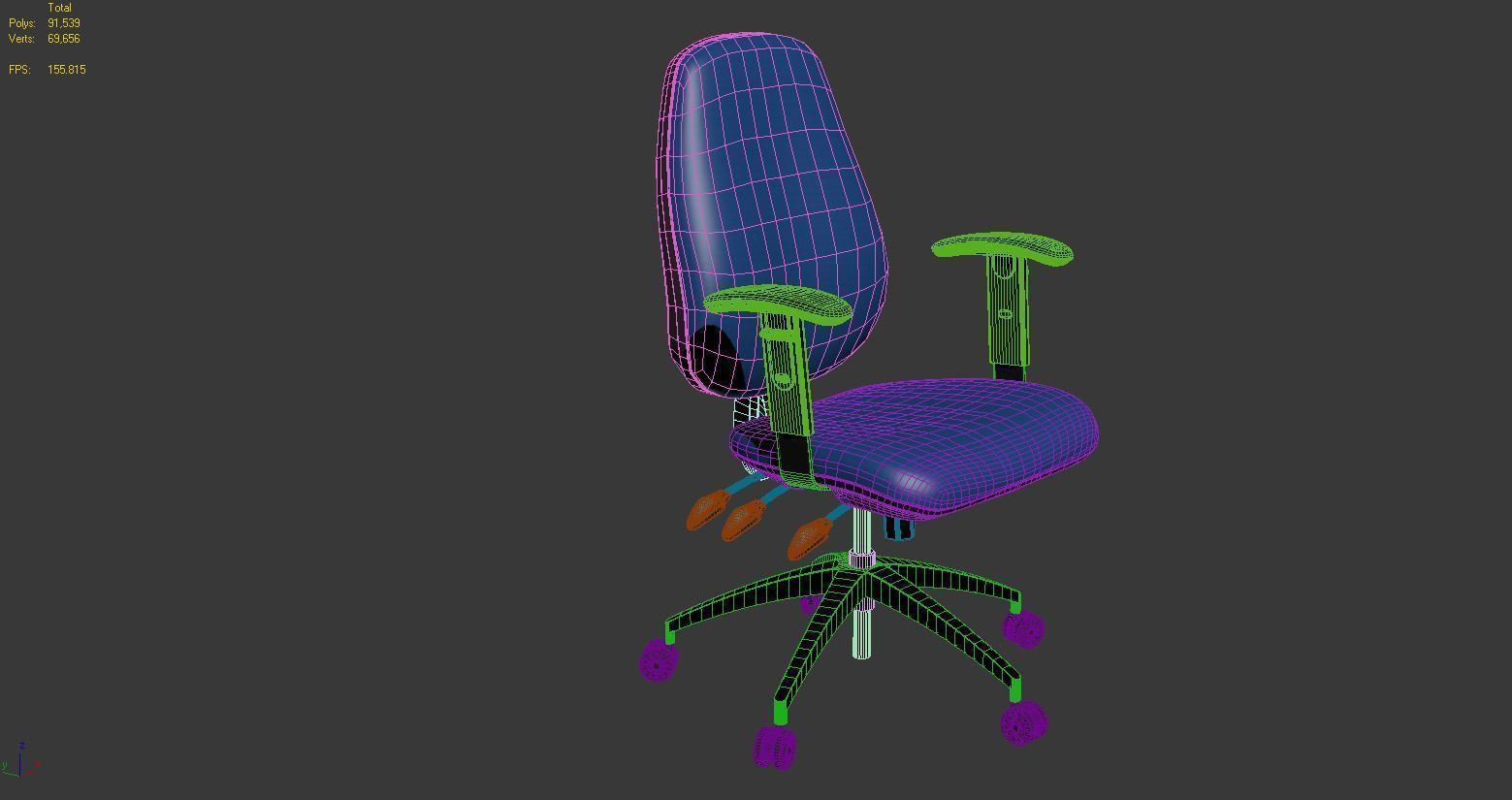 Office Chair  3D model_1