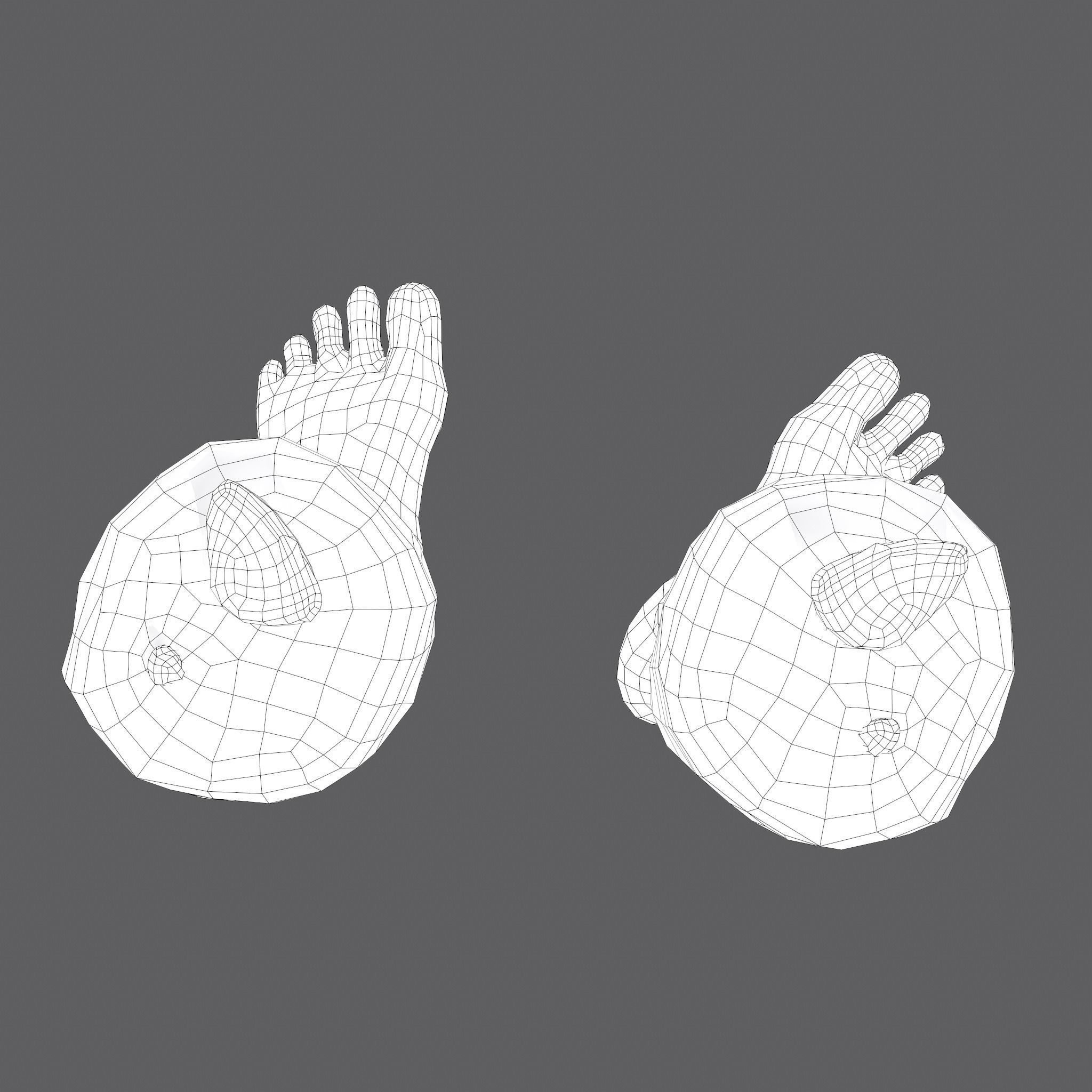 Severed Body Parts Pack 3D Model Collection_54