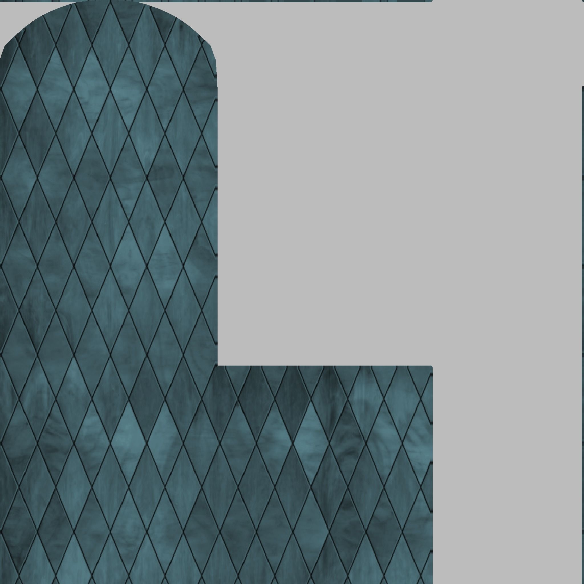 Generic Castle Window Low-poly 3D model_11