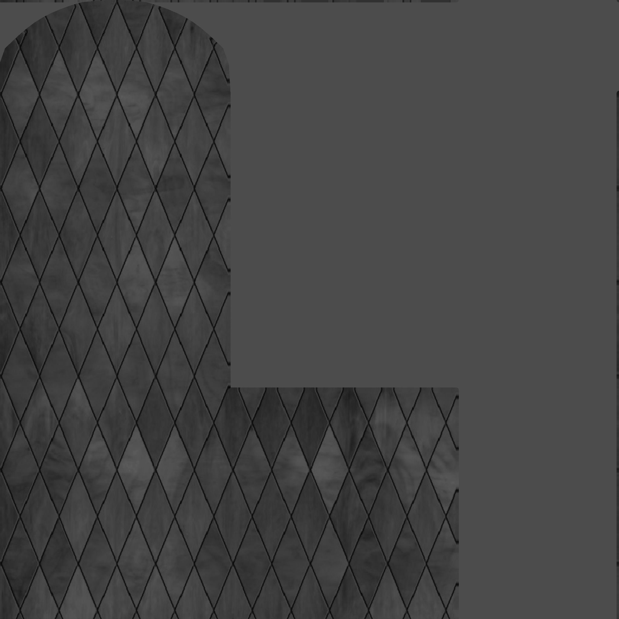 Generic Castle Window Low-poly 3D model_15