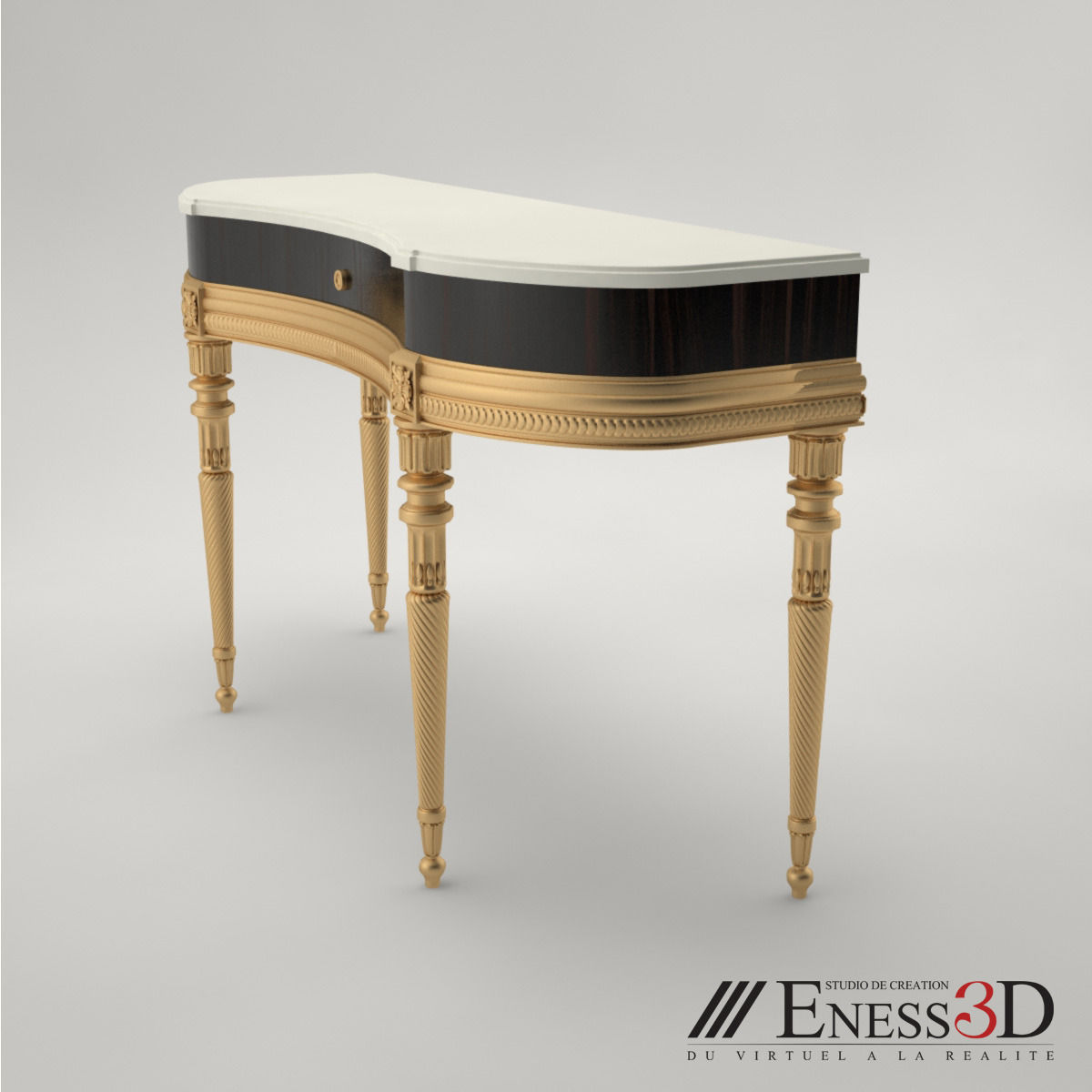 Pro - Henryot Pozzli SL4716 Console 3D model_1