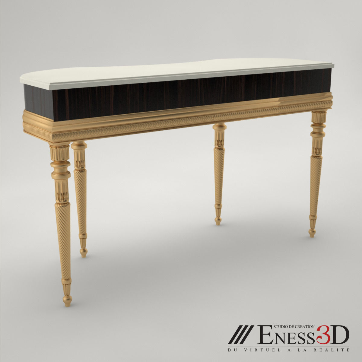 Pro - Henryot Pozzli SL4716 Console 3D model_2