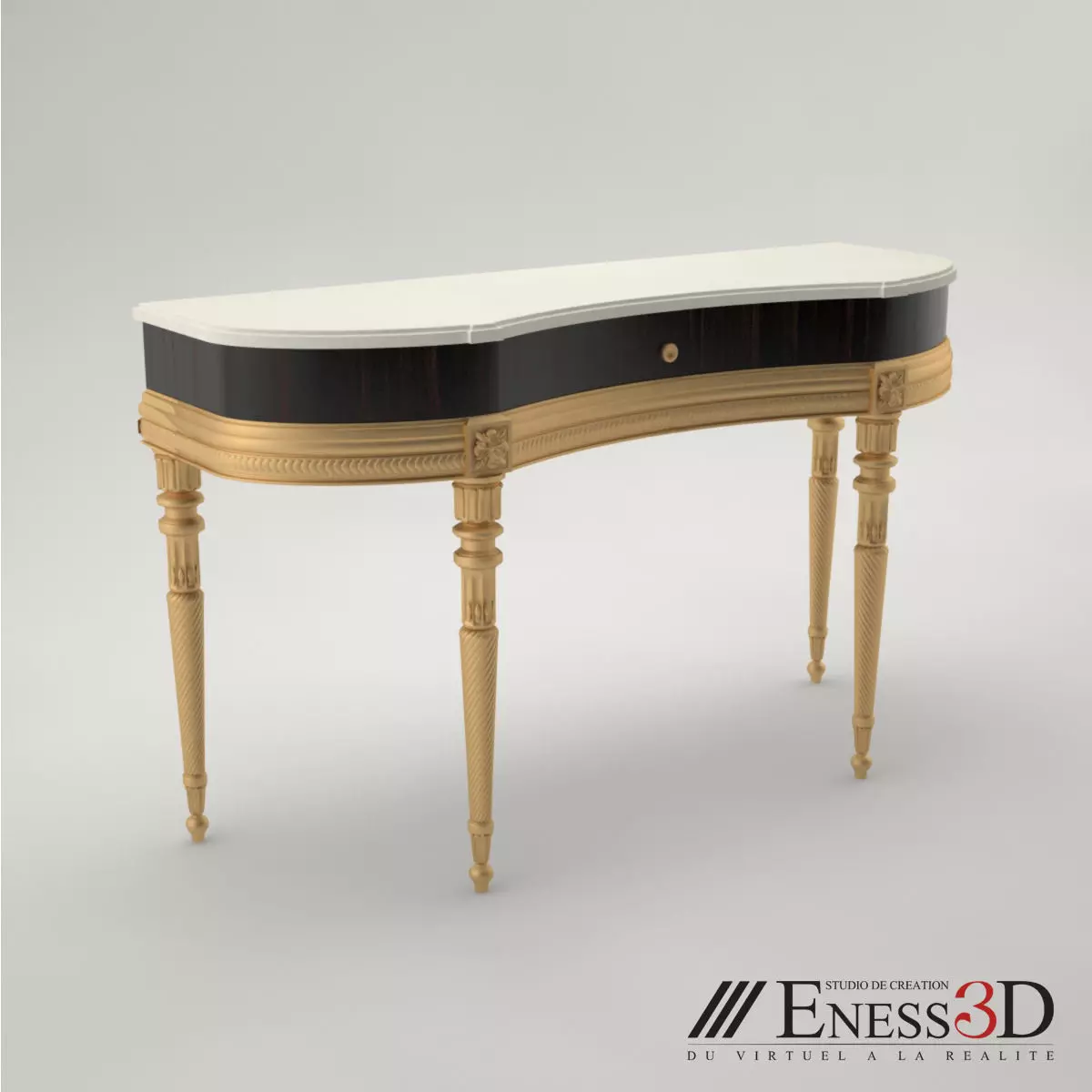 Pro - Henryot Pozzli SL4716 Console 3D model_0