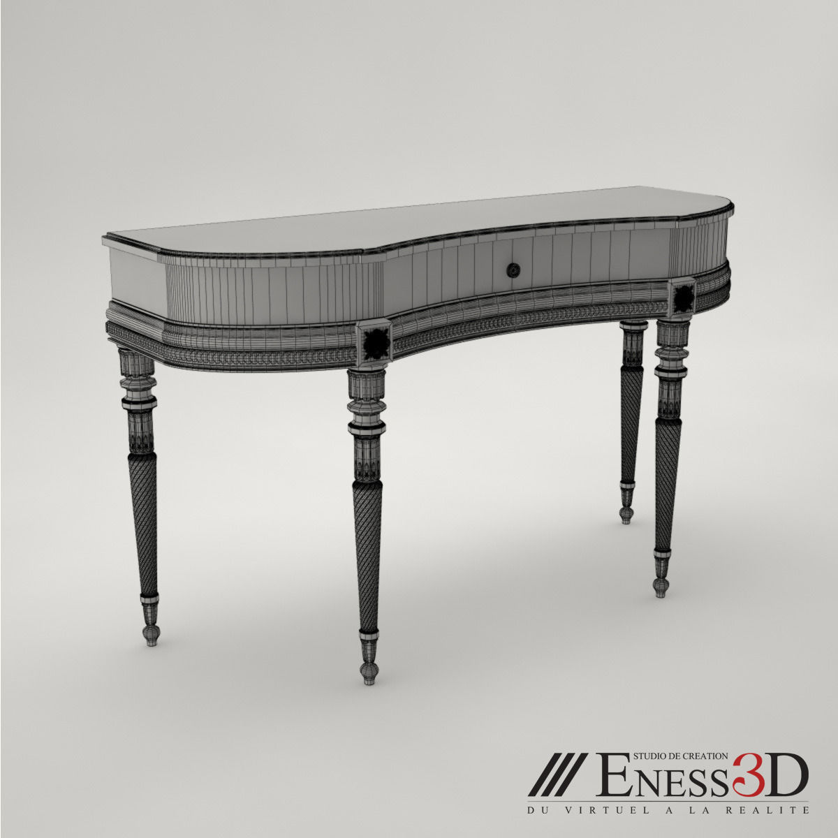 Pro - Henryot Pozzli SL4716 Console 3D model_3