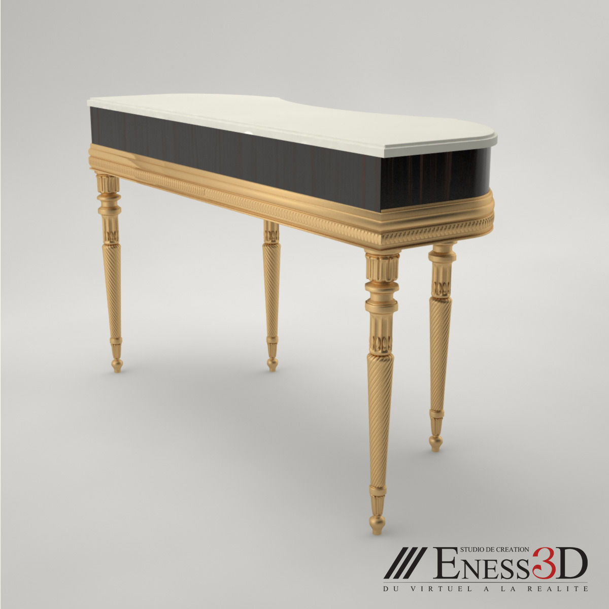 Pro - Henryot Pozzli SL4716 Console 3D model_4