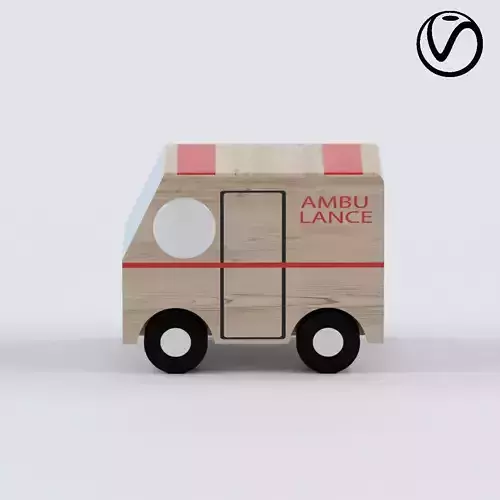 Wooden children toy 3 pieces 